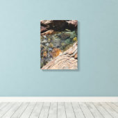 Toile Œuvre d'art murale Emerald Pools (Insitu (Plancher de Bois))