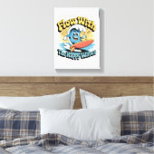 Toile Œuvre d'art murale Flow With The Happy Waves (Insitu(Chambre))