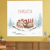 Toile Oeuvre d'art personnalisée pour bébé, Décoration d (Insitu(Salon))