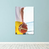 Toile Oeuvre de basket-ball (Insitu (Plancher de Bois))