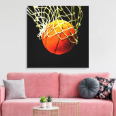 Toile Oeuvre de basket-ball (Insitu(Salon))