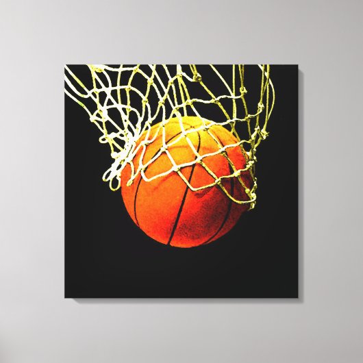 Toile Oeuvre de basket-ball (Recto)