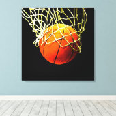 Toile Oeuvre de basket-ball (Insitu (Plancher de Bois))