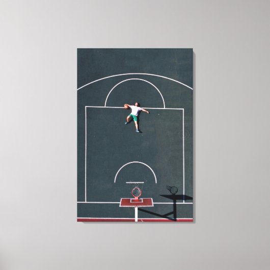 Toile Oeuvre de basket-ball (Recto)