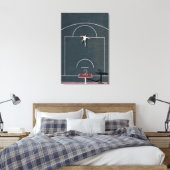 Toile Oeuvre de basket-ball (Insitu(Chambre))