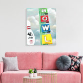 Toile Oeuvre de Bowling Alley (Insitu(Salon))