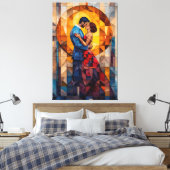 Toile Oeuvre De Mosaïque En Verre Baisé (Insitu(Chambre))