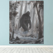 Toile Oeuvre de Sasquatch Bigfoot par Charles A Guthrie (Insitu (Plancher de Bois))