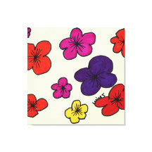 OEuvre murale florale