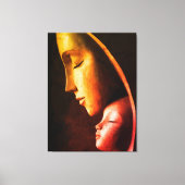 Toile Œuvre murale mère et enfant (Recto)