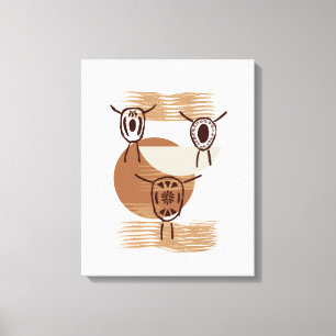 Toile OEuvre murale Monochromatique Bolo Cravate