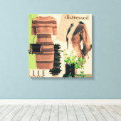 Toile OEuvre murale personnalisée : Don d'amour (Insitu (Plancher de Bois))