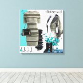 Toile OEuvre murale personnalisée : Don d'amour (Insitu (Plancher de Bois))