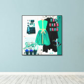 Toile OEuvre murale personnalisée : Don d'amour (Insitu (Plancher de Bois))