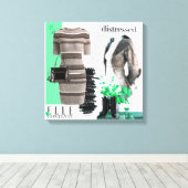 Toile OEuvre murale personnalisée : Don d'amour (Insitu (Plancher de Bois))