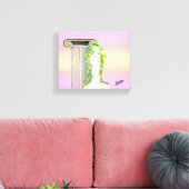 Toile OEuvre murale : Statue d'une déesse. (Insitu(Salon))