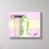 Toile OEuvre murale : Statue d'une déesse. (Recto)