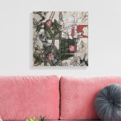 Toile OEuvre originale pour la conception de papier pein (Insitu(Salon))