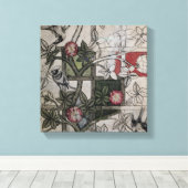 Toile OEuvre originale pour la conception de papier pein (Insitu (Plancher de Bois))