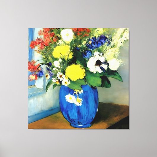 Toile Oeuvre Serene Flower Vase (Recto)