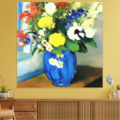 Toile Oeuvre Serene Flower Vase (Insitu(Salon))