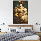 Toile Oeuvre Surréaliste "Tread Lightly, Mange Heavement (Insitu(Chambre))