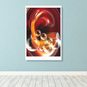 Toile oeuvres d'art abstrait moderne serdar hizli (Insitu (Plancher de Bois))