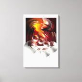 Toile oeuvres d'art abstrait moderne serdar hizli (Recto)