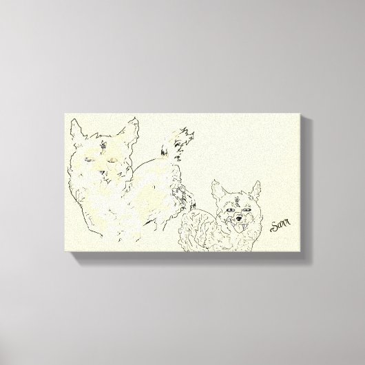 Toile OEuvres murales : Buddies (Recto)