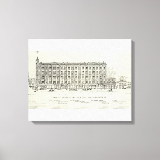 Toile O'Farrell South side Grant et Stockton (Recto)