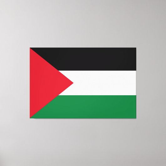 Toile officiellement le drapeau de l'État de Palestine (Recto)