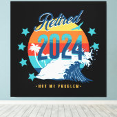 Toile Officiellement retraité 2024 (Insitu (Plancher de Bois))