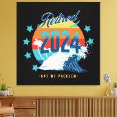 Toile Officiellement retraité 2024 (Insitu(Salon))