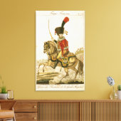 Toile Officier des Hussars de la Garde impériale (Insitu(Salon))