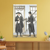 Toile Officiers funéraires d'Amsterdam, illustration de (Insitu(Salon))