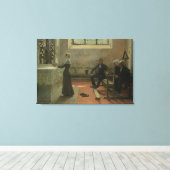 Toile Offrir à la Vierge le jour d'après le (Insitu (Plancher de Bois))