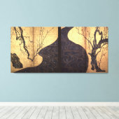 Toile Ogata Korin / Bossoms de prune rouge et blanche /1 (Insitu (Plancher de Bois))