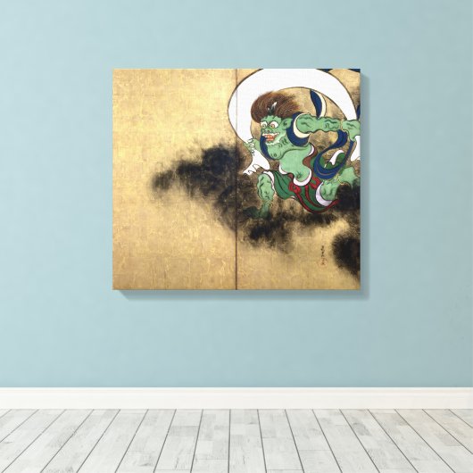 Toile Ogata Kōrin Vent Dieu (Insitu (Plancher de Bois))