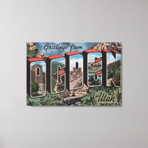 Toile Ogden, lettre ScenesOgden, UT 2 d'UtahLarge