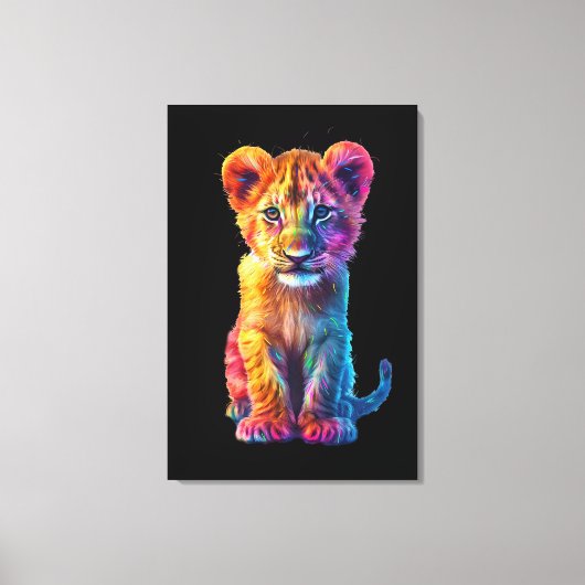 Toile Oh Bébé Gros Chat Petit  (Recto)