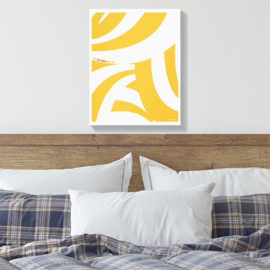 Toile Oh, Les Endroits Où Tu Vas Aller ! Orange Swirls (Insitu(Chambre))