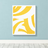 Toile Oh, Les Endroits Où Tu Vas Aller ! Orange Swirls (Insitu (Plancher de Bois))