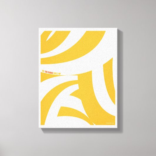 Toile Oh, Les Endroits Où Tu Vas Aller ! Orange Swirls (Recto)