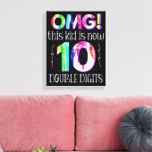 Toile Oh mon Dieu ! Cet Enfant Est Maintenant 10 Double  (Insitu(Salon))