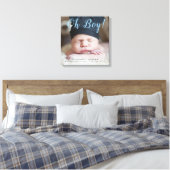 Toile Oh mon Dieu ! Nouveau bébé photo Keepsaké statisti (Insitu(Chambre))