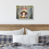 Toile Oh Sainte Nuit : Une Scène de Nativité Intemporell (Insitu(Chambre))