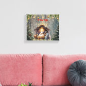 Toile Oh Sainte Nuit : Une Scène de Nativité Intemporell (Insitu(Salon))