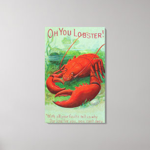 Toile Oh vous scène de homard