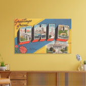 Toile Ohio (Capitale d'Etat/Fleur) - Scène aux grandes l (Insitu(Salon))