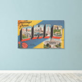 Toile Ohio (Capitale d'Etat/Fleur) - Scène aux grandes l (Insitu (Plancher de Bois))